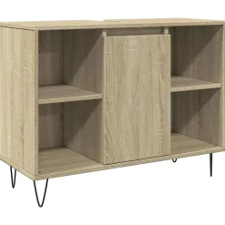 Armoire salle de bain chêne sonoma 80x33x60cm bois d'ingénierie vidaXL
