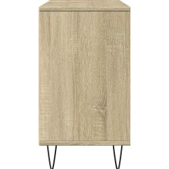 Armoire salle de bain chêne sonoma 80x33x60cm bois d'ingénierie vidaXL