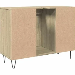 Armoire salle de bain chêne sonoma 80x33x60cm bois d'ingénierie vidaXL