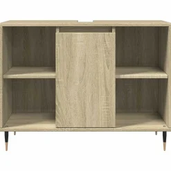 Armoire salle de bain chêne sonoma 80x33x60cm bois d'ingénierie vidaXL