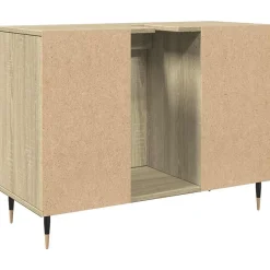 Armoire salle de bain chêne sonoma 80x33x60cm bois d'ingénierie vidaXL