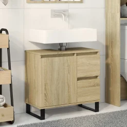 Armoire salle de bain chêne sonoma 65x33x60 cm vidaXL