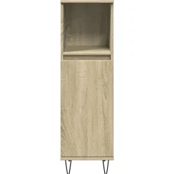 Armoire salle de bain chêne sonoma 30x30x100 cm vidaXL