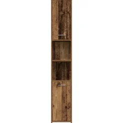 Armoire salle de bain vieux bois 30x30x183,5 cm bois ingénierie vidaXL