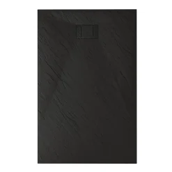 Bac à douche 70x150x2,6 CM Rectangulaire Anthracite Effet Pierre mod. Blend