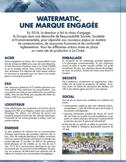 Bac à graisse à poser avec débourbeur WATERMATIC ÉCO-Graisse adapté aux food-trucks éviers ou lave vaisselles