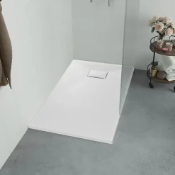 Bac de douche SMC Blanc 120 x 70 cm vidaXL