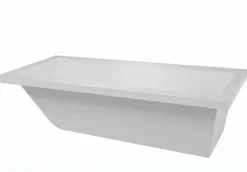 Baignoire à encastrer Calos 2.0 (avec pieds inclus) - Dimensions :180 x 80 x 58 - 235 litres