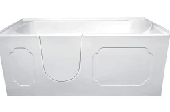 Baignoire à porte KASTRAKI 151x75x61 cm droit ou gauche - gauche