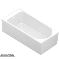 Baignoire 170 x 70 cm GoodHome Cavally