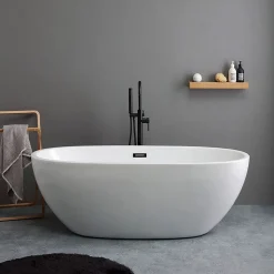 Baignoire Acrylique Autoportante Cassiopea Blanc