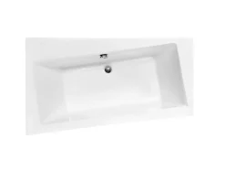 Baignoire angle gauche ZIANIGI avec tablier - 150cm