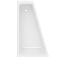 Baignoire asymétrique gauche 160x90 cm, blanc, Teesta GoodHome