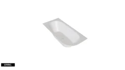 Baignoire Asymétrique sans Tablier - 180 x 80 cm - AVITA SANS TABLIER - GAUCHE - 1 REPOSE-TÊTE OFFERT