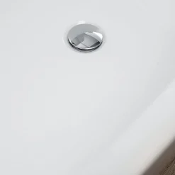 Baignoire Autoportante En Acrylique Blanc Allegra