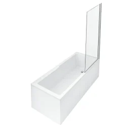 Baignoire bain douche JACOB DELAFON Struktura + pare bain + étagère 170 X 75