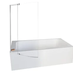 Baignoire bain douche JACOB DELAFON Malice antidérapante + tablier niche + pare bain 170 x 90 gauche