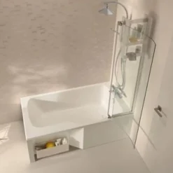 Baignoire bain douche JACOB DELAFON Malice version droite Blanc brillant 160 x 85