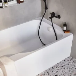 Baignoire bain douche JACOB DELAFON Malice antidérapante + pare bain 160 x 85, version droite