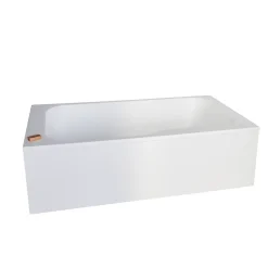 Baignoire bain douche JACOB DELAFON Malice antidérapante + tablier angle 160 x 85 gauche