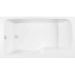 Baignoire bain douche JACOB DELAFON Malice, antidérapant, version Gauche Blanc mat 170x90cm