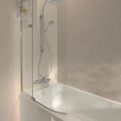 Baignoire bain douche JACOB DELAFON Malice, version gauche Blanc brillant 160 x 85