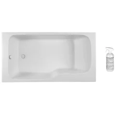Baignoire bain douche JACOB DELAFON Malice + nettoyant 170 x 90, version gauche