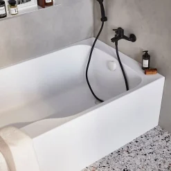 Baignoire bain douche JACOB DELAFON Malice 160 x 85 cm version Droite, Blanc mat