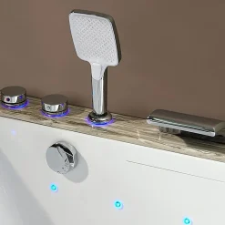 Baignoire balneo AQUAVISTA DUO 2 places ARCHIPEL 180x120