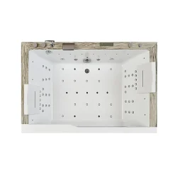 Baignoire balneo AQUAVISTA DUO 2 places ARCHIPEL 180x120