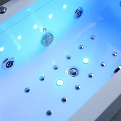 Baignoire balneo HAMILTON 170 1 place ARCHIPEL 170x75 - DROITE