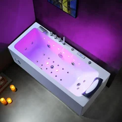 Baignoire balneo HAMILTON 170 1 place ARCHIPEL 170x75 - GAUCHE