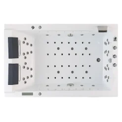 Baignoire balneo LORD DUO BLANC 2 places ARCHIPEL 185X120 - DROITE