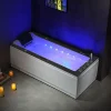 Baignoire balneo LORD SOLO BLACK 1 place Archipel 170x75 - DROITE