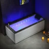 Baignoire balneo LORD SOLO BLACK 1 place ARCHIPEL 170x75 - GAUCHE