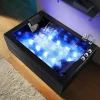 Baignoire balneo NIAGARA DUO BLACK 2 places ARCHIPEL -180x126