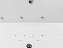 Baignoire balnéo blanche - 2 places - 390 L - 180 x 120 x 60 cm - VOLUTA