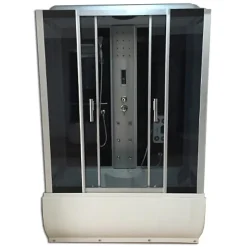 Baignoire Balnèo Cabine de Douche 150 X 83 cm Blossom