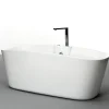 Baignoire balnéo îlot Tao Bulle 170x80 cm, blanc, By Spalina