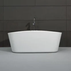 Baignoire balnéo îlot Tao Bulle 170x80 cm, blanc, By Spalina