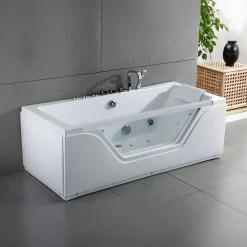 Baignoire Balnéo Tahiti White Jets, 170x80cm, by Spalina