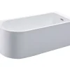 Baignoire d'angle - 201L - 150 x 75 x 58 cm - Blanche - Angle droit - ANIKA