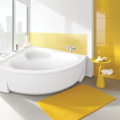 Baignoire d'angle 140 x 140 cm Aiguebelle + Tablier Valentin