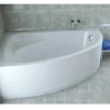 Baignoire d'angle CORNEA 140x80 cm gauche avec tablier