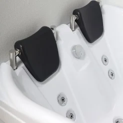 Baignoire D'angle Double Avec Hydromassage Aida Gauche