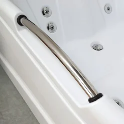 Baignoire D'angle Double Avec Hydromassage Aida Gauche