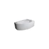 Baignoire d'angle droite RIMA avec tablier - 140cm