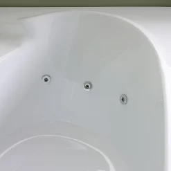Baignoire D'angle Gauche Avec Hydromassage Ambra Intégré