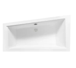 Baignoire d'angle GAUCHE INTIMA AVEC TABLIER - 160cm