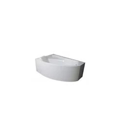 Baignoire d'angle gauche RIMA avec tablier - 160cm